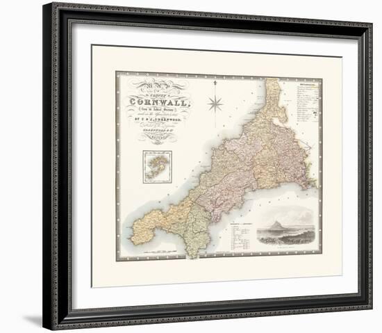 Cornwall-C & J Greenwood-Framed Premium Giclee Print