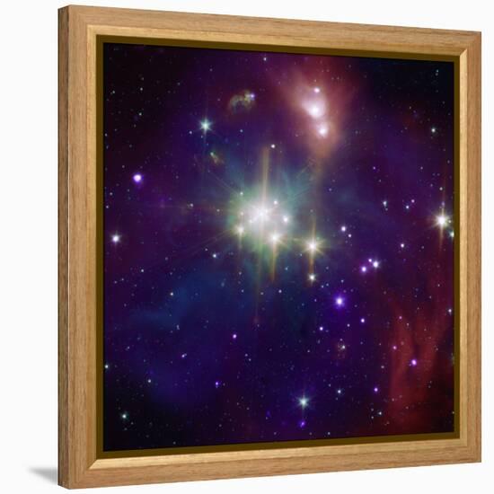 Corona Australis region, one of the nearest and most active regions of star formation in our Galaxy-null-Framed Premier Image Canvas