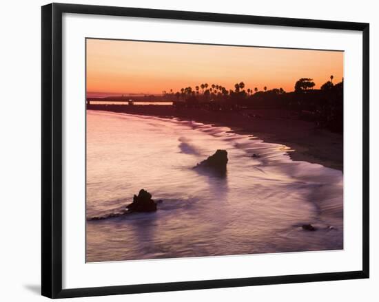 Corona Del Mar Beach, Newport Beach, Orange County, California, United States of America, North Ame-Richard Cummins-Framed Photographic Print
