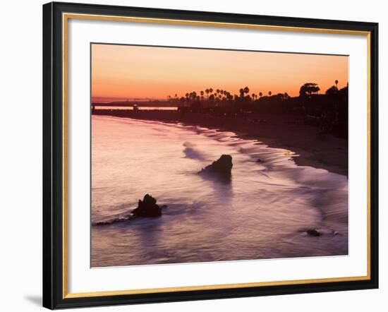Corona Del Mar Beach, Newport Beach, Orange County, California, United States of America, North Ame-Richard Cummins-Framed Photographic Print