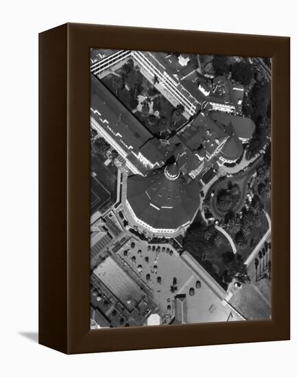 Coronado Hotel and Surrounding Grounds and Swimming Pool Area-Margaret Bourke-White-Framed Premier Image Canvas