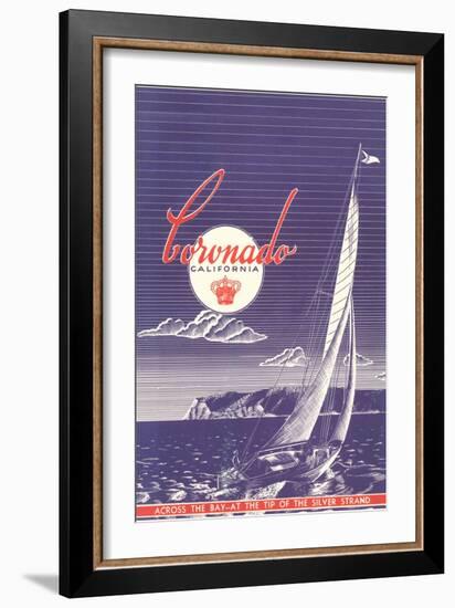 Coronado Poster, San Diego, California-null-Framed Art Print