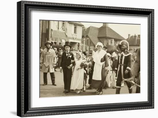 Coronation Day Parade, Exeter, 1937-null-Framed Premium Photographic Print