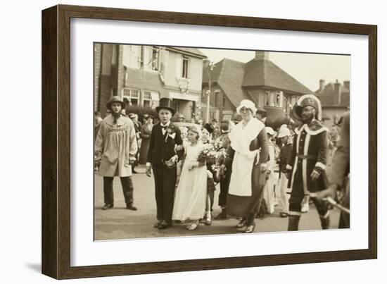 Coronation Day Parade, Exeter, 1937-null-Framed Photographic Print