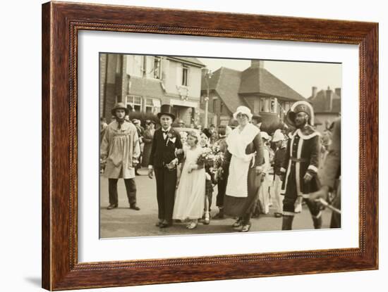 Coronation Day Parade, Exeter, 1937-null-Framed Photographic Print