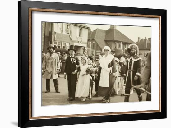 Coronation Day Parade, Exeter, 1937-null-Framed Photographic Print