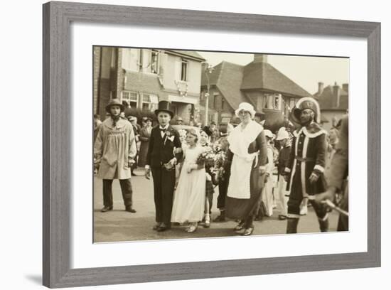 Coronation Day Parade, Exeter, 1937-null-Framed Photographic Print