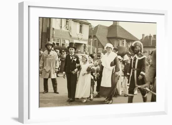 Coronation Day Parade, Exeter, 1937-null-Framed Photographic Print