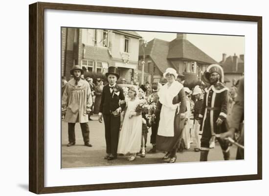 Coronation Day Parade, Exeter, 1937-null-Framed Photographic Print