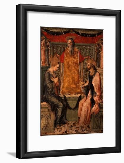 Coronation of Christ and the Virgin Mary-Bonifacio Bembo-Framed Giclee Print