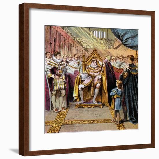 Coronation of George IV, 1820-null-Framed Giclee Print