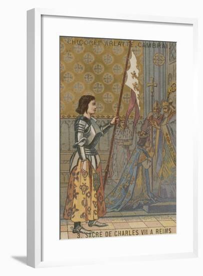 Coronation of King Charles VII of France at Reims, 1429-null-Framed Giclee Print