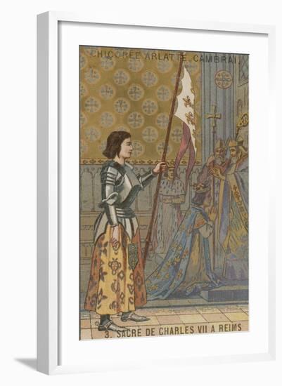 Coronation of King Charles VII of France at Reims, 1429-null-Framed Giclee Print