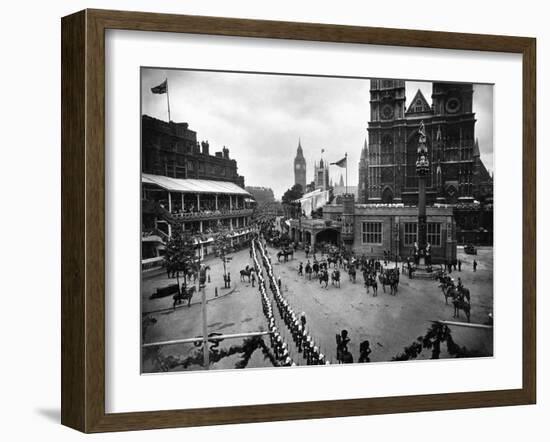 Coronation of King George Vi-Daily Mirror-Framed Photographic Print