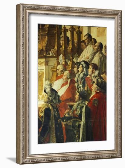 Coronation of Napoleon, 1807-Jacques-Louis David-Framed Giclee Print