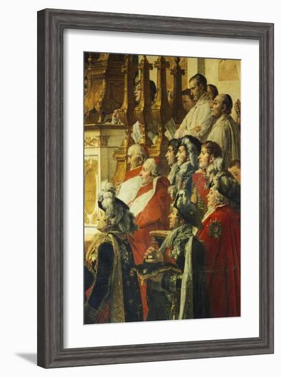 Coronation of Napoleon, 1807-Jacques-Louis David-Framed Giclee Print