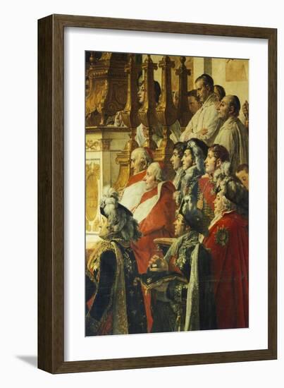 Coronation of Napoleon, 1807-Jacques-Louis David-Framed Giclee Print