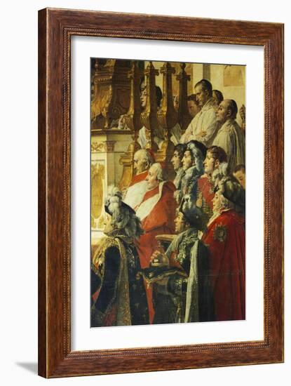 Coronation of Napoleon, 1807-Jacques-Louis David-Framed Giclee Print