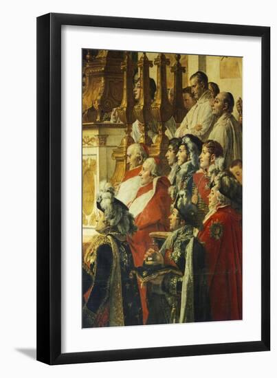 Coronation of Napoleon, 1807-Jacques-Louis David-Framed Giclee Print