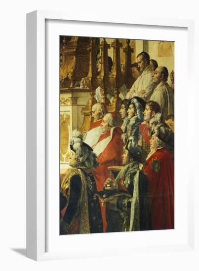 Coronation of Napoleon, 1807-Jacques-Louis David-Framed Giclee Print