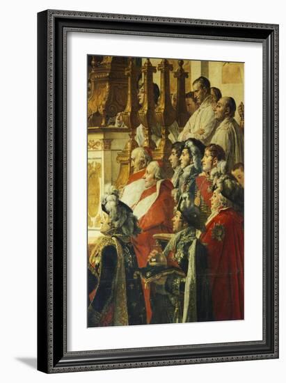 Coronation of Napoleon, 1807-Jacques-Louis David-Framed Giclee Print