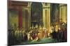 Coronation of Napoleon Bonaparte-Jacques-Louis David-Mounted Art Print