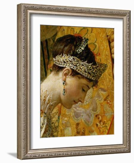 Coronation of Napoleon in Notre-Dame De Paris by Pope Pius VII, December 2, 1804-Jacques-Louis David-Framed Giclee Print