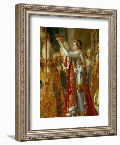 Coronation of Napoleon in Notre-Dame De Paris by Pope Pius VII, December 2, 1804-Jacques-Louis David-Framed Giclee Print