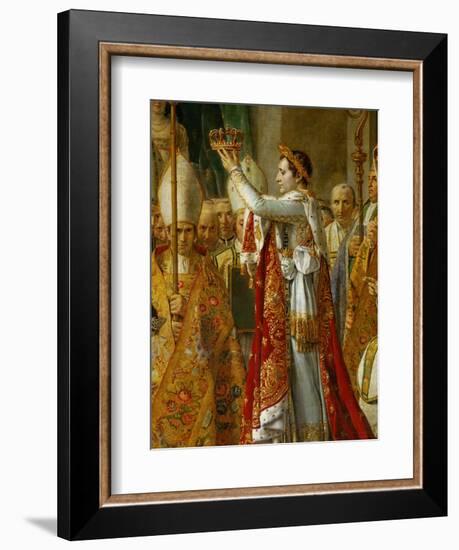 Coronation of Napoleon in Notre-Dame De Paris by Pope Pius VII, December 2, 1804-Jacques-Louis David-Framed Giclee Print