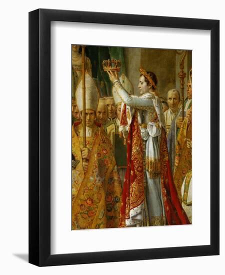 Coronation of Napoleon in Notre-Dame De Paris by Pope Pius VII, December 2, 1804-Jacques-Louis David-Framed Giclee Print