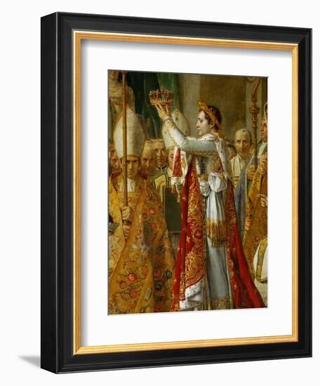 Coronation of Napoleon in Notre-Dame De Paris by Pope Pius VII, December 2, 1804-Jacques-Louis David-Framed Giclee Print