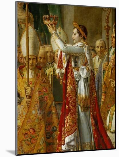 Coronation of Napoleon in Notre-Dame De Paris by Pope Pius VII, December 2, 1804-Jacques-Louis David-Mounted Giclee Print
