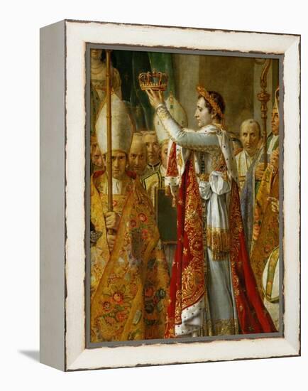 Coronation of Napoleon in Notre-Dame De Paris by Pope Pius VII, December 2, 1804-Jacques-Louis David-Framed Premier Image Canvas