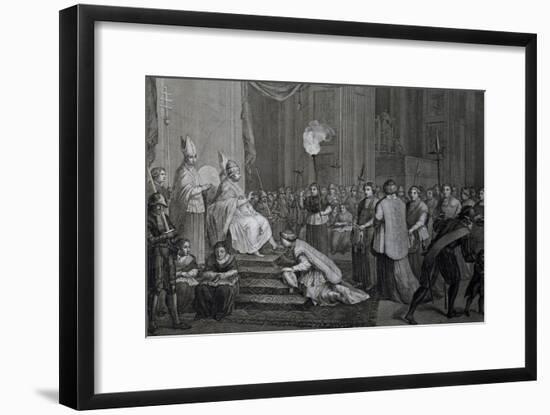Coronation of Pope Pius VI-null-Framed Giclee Print
