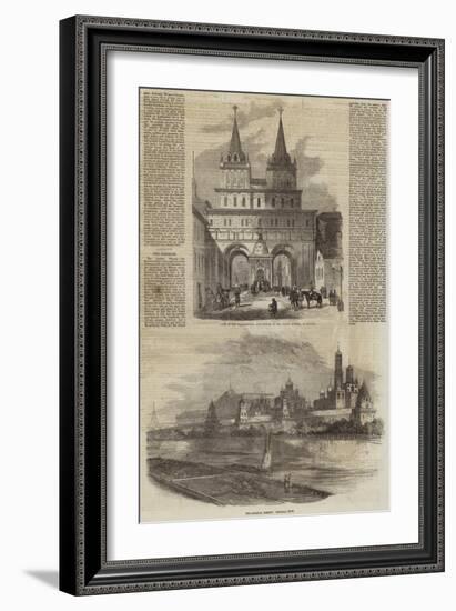 Coronation of the Emperor of Russia-null-Framed Giclee Print