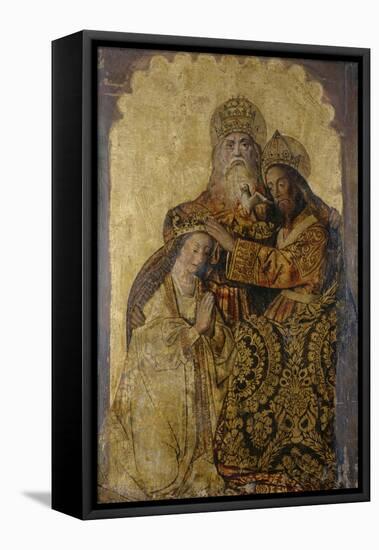 Coronation of the Virgin, 1488-null-Framed Premier Image Canvas