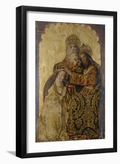 Coronation of the Virgin, 1488-null-Framed Giclee Print