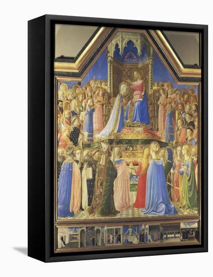 Coronation of the Virgin, from the Altarpiece from S. Domenico, Florence-Fra Angelico-Framed Premier Image Canvas