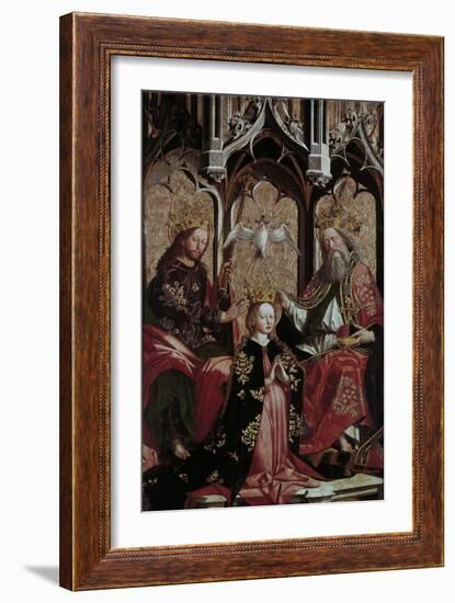 Coronation of the Virgin Mary-Michael Pacher-Framed Giclee Print