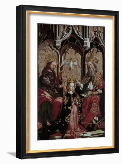 Coronation of the Virgin Mary-Michael Pacher-Framed Giclee Print