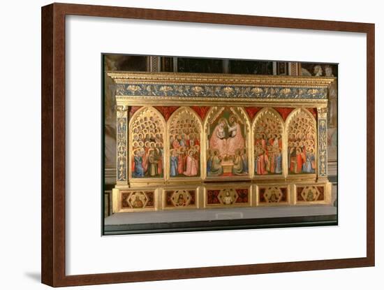 Coronation of the Virgin Polyptych-Giotto di Bondone-Framed Giclee Print