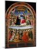 Coronation of the Virgin with Angels and Saints-null-Mounted Giclee Print