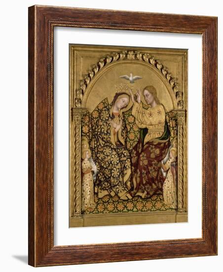 Coronation of the Virgin-Gentile da Fabriano-Framed Art Print