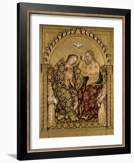 Coronation of the Virgin-Gentile da Fabriano-Framed Art Print