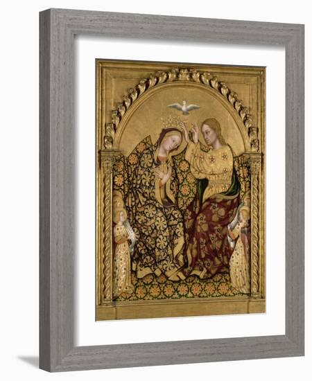 Coronation of the Virgin-Gentile da Fabriano-Framed Art Print