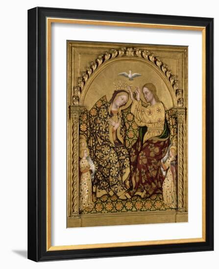 Coronation of the Virgin-Gentile da Fabriano-Framed Art Print