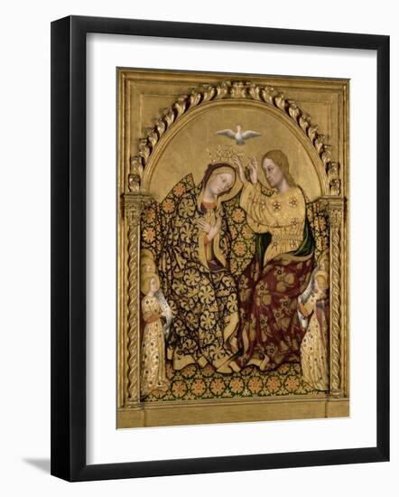 Coronation of the Virgin-Gentile da Fabriano-Framed Art Print