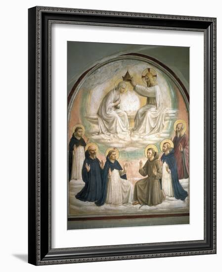 Coronation of the Virgin-Fra Angelico-Framed Art Print