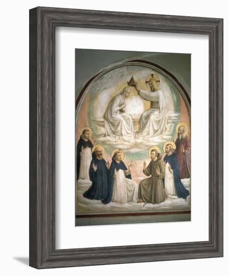 Coronation of the Virgin-Fra Angelico-Framed Art Print