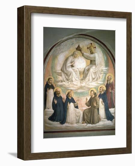 Coronation of the Virgin-Fra Angelico-Framed Art Print